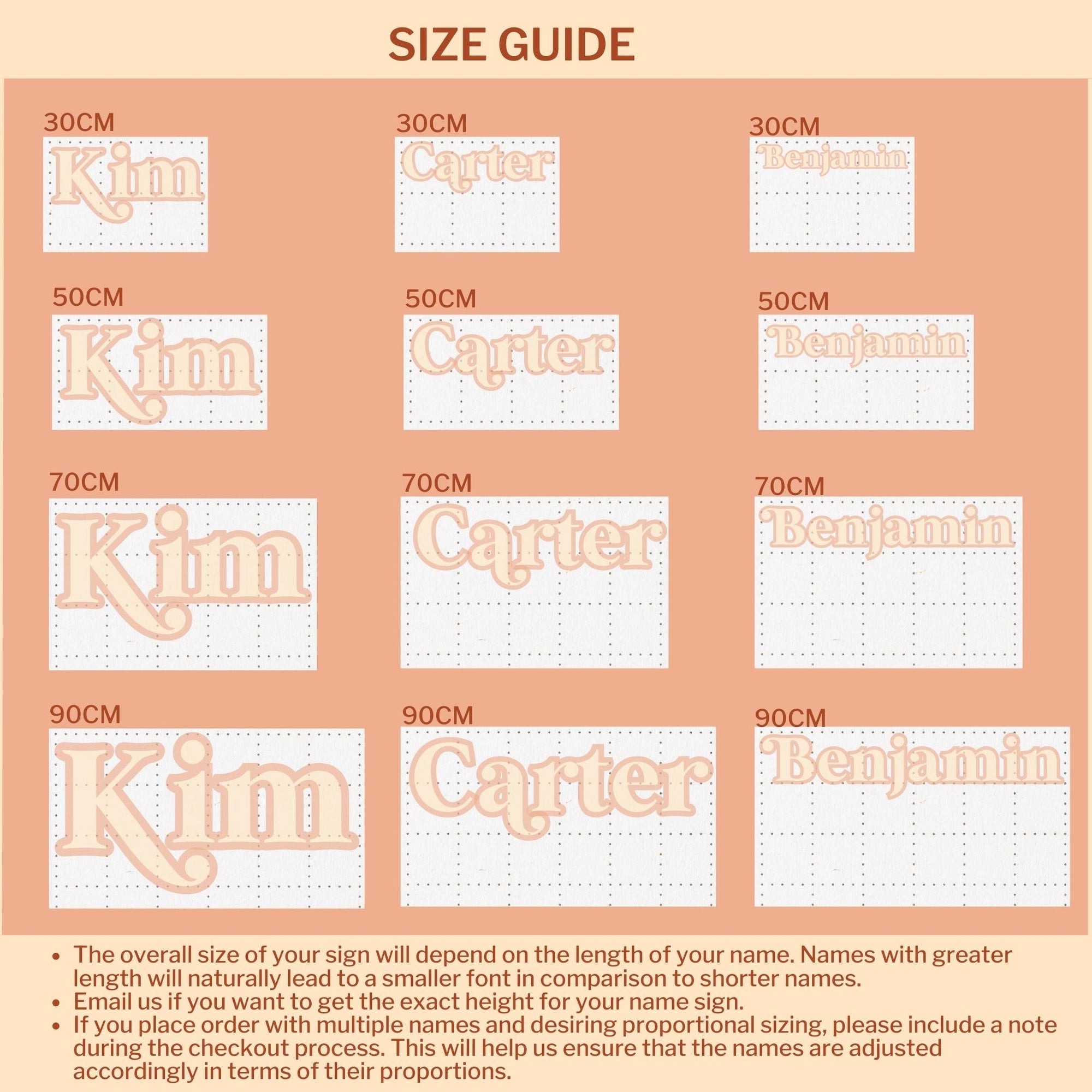 Acrylic 3D Double Layered Name/ Wedding Sign - 1 Row