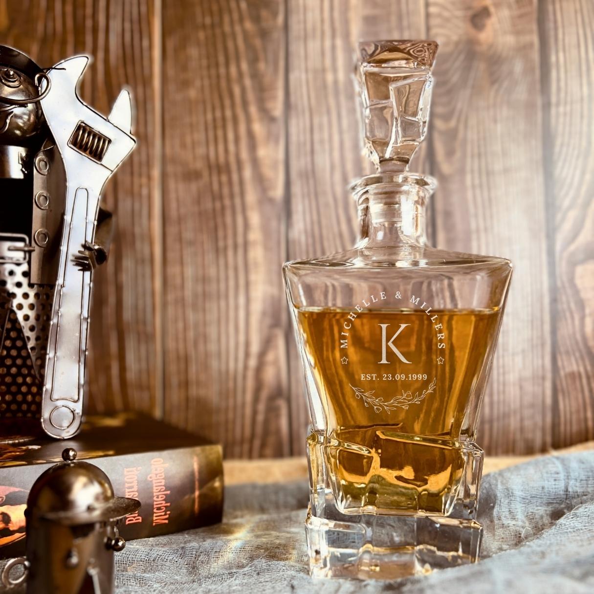 Decanter Whiskey Gifts For Dad Kollea Oz Globe Whiskey Decanter