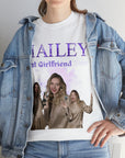 Customise Your Own Photo Unisex T-shirt, 90s Vintage Rapper Bootleg Style Tshirt, Personalised Insert Pet Image Tee Shirts, Friend Group, Couple, Anniversary Gifts