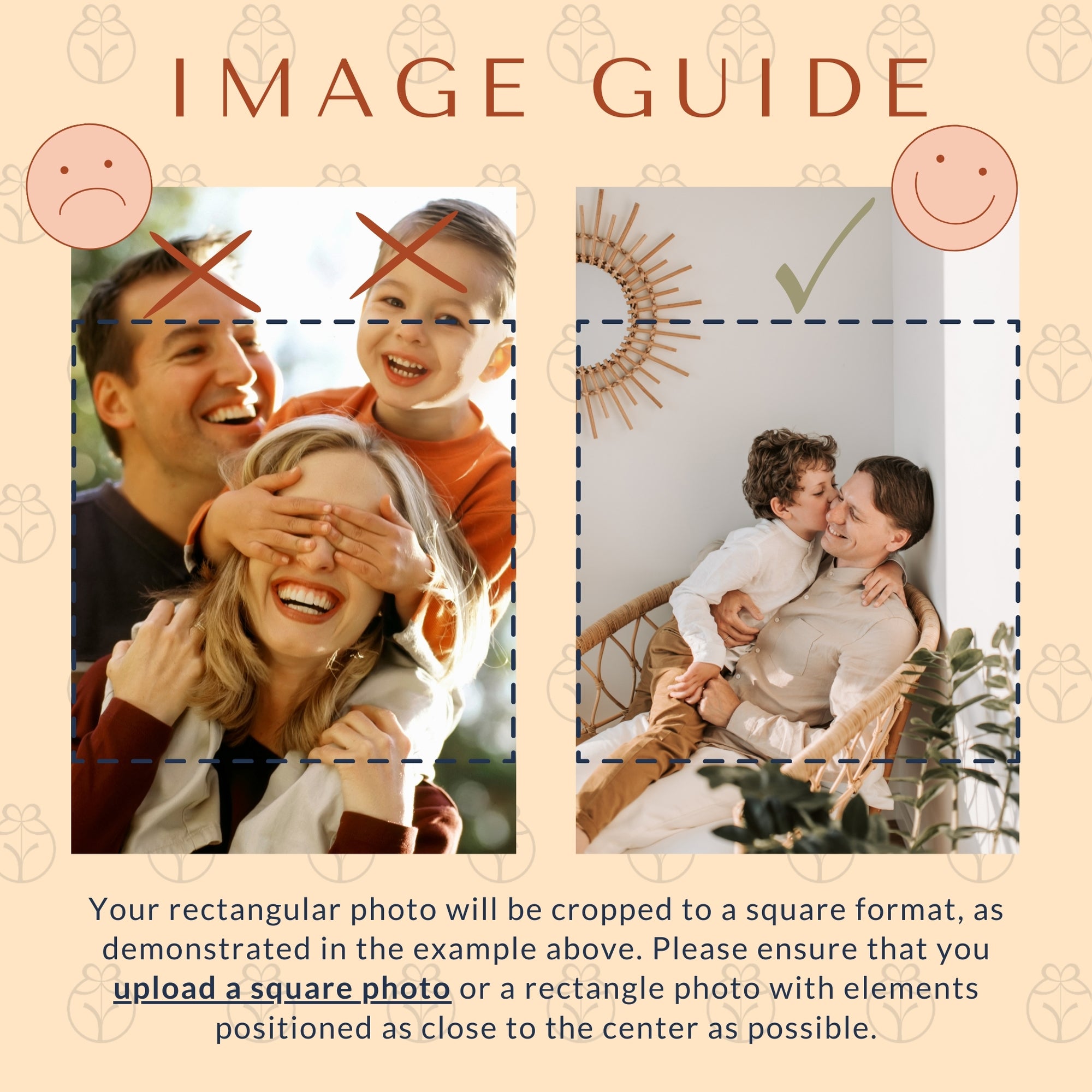 Personalised Wooden Photo Block Square, Custom UV Print Freestanding Table Display Memory Blocks, Image Gallery Wall Decor Housewarming Gift