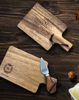 Personalised Acacia Cheese Tasting Paddle & Knife, Charcuterie, Cheese/ Chopping/ Cutting Board, Custom Engraved Housewarming, Kitchen Gift
