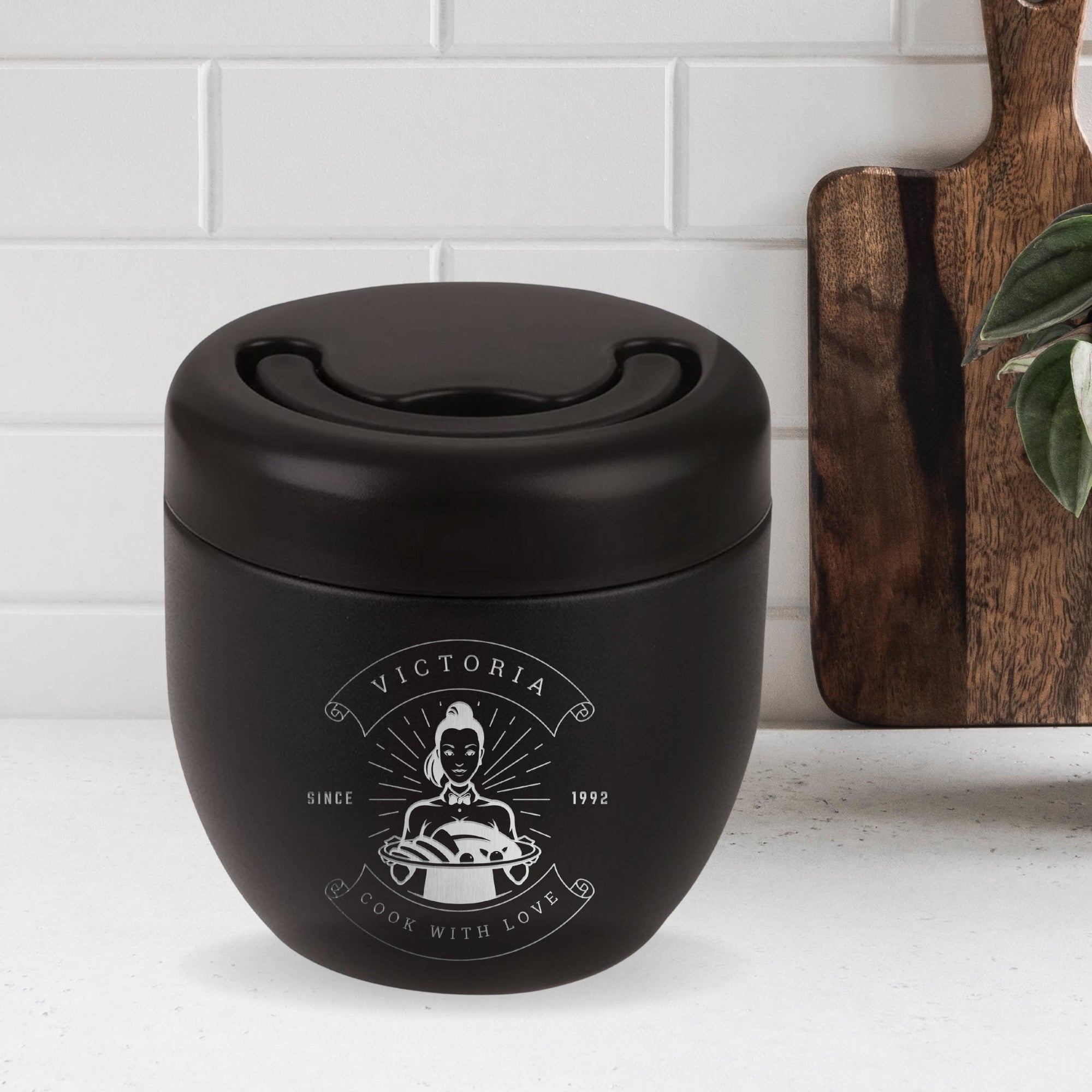 Personalised Stainless Steel Double Wall Food Pod, Insulated Kid Lunch Box, Custom Engraved Thermal Flask, Vacuum Container, Corporate Gift