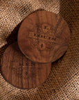 Personalised Groomsman Gift Box for Him - Mountain Whiskey Glasses & Wooden Acacia Coasters Pair Set, Custom Engraved Best Man, Father of the Bride, Groom Proposal Wedding Favours