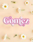Custom Acrylic 3D Triple Layer Daisy Flower Script Name Sign, Personalised Mirror Kid Girl Nursery Wall Decor, First Birthday Shower Signage