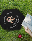 Personalised Photo Memorial Hexagon Slate Sign, Custom Print In Loving Memory Garden Stone, Funeral Cemetery Display Plaque, Loss Pray Gift