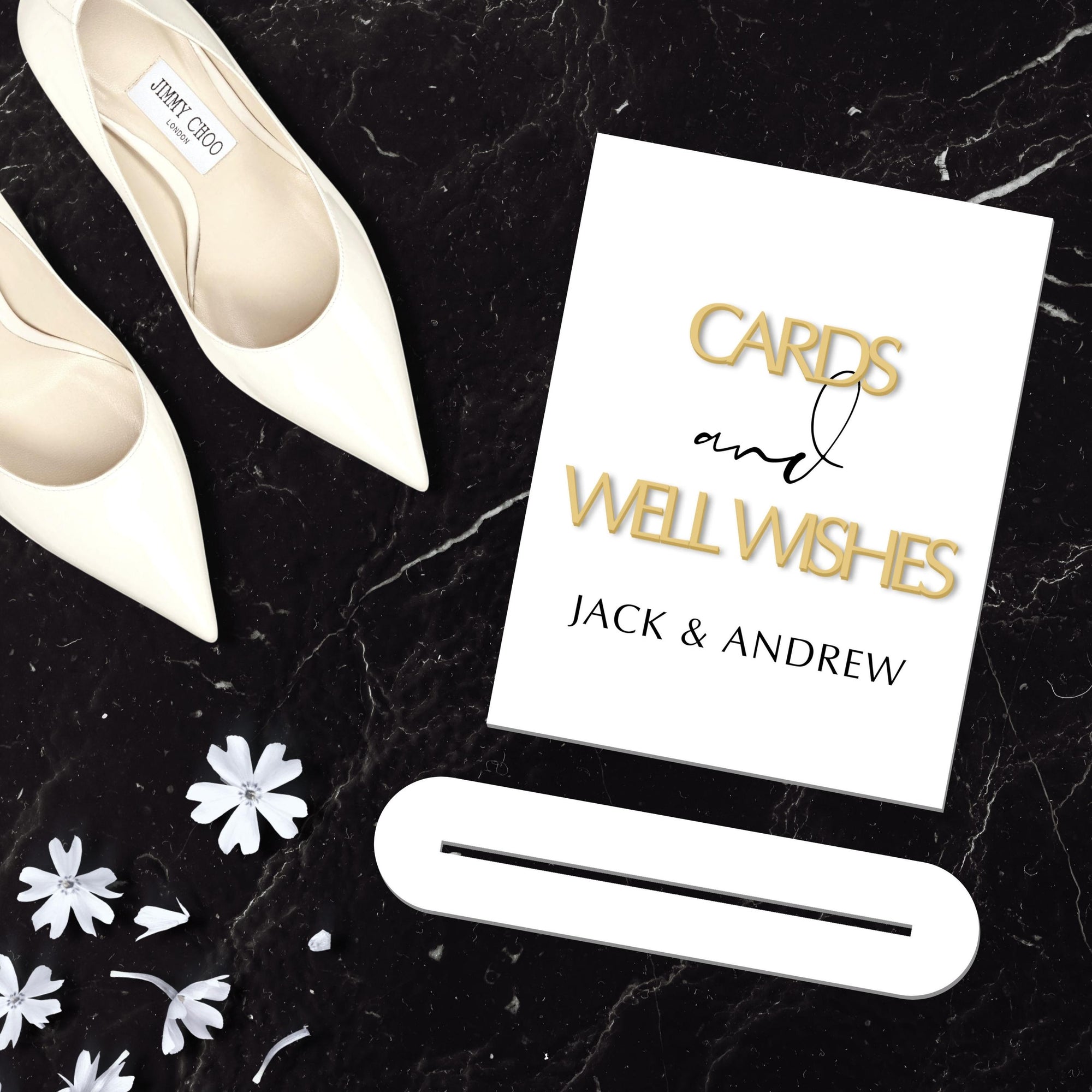 Custom 3D Raised Acrylic & Engraving Polaroid Photo Guestbook Rectangle Sign, Personalised Wedding Wishing Well, Memorial Signage Gift, Engagement, Birthday, Event Party Table Decor