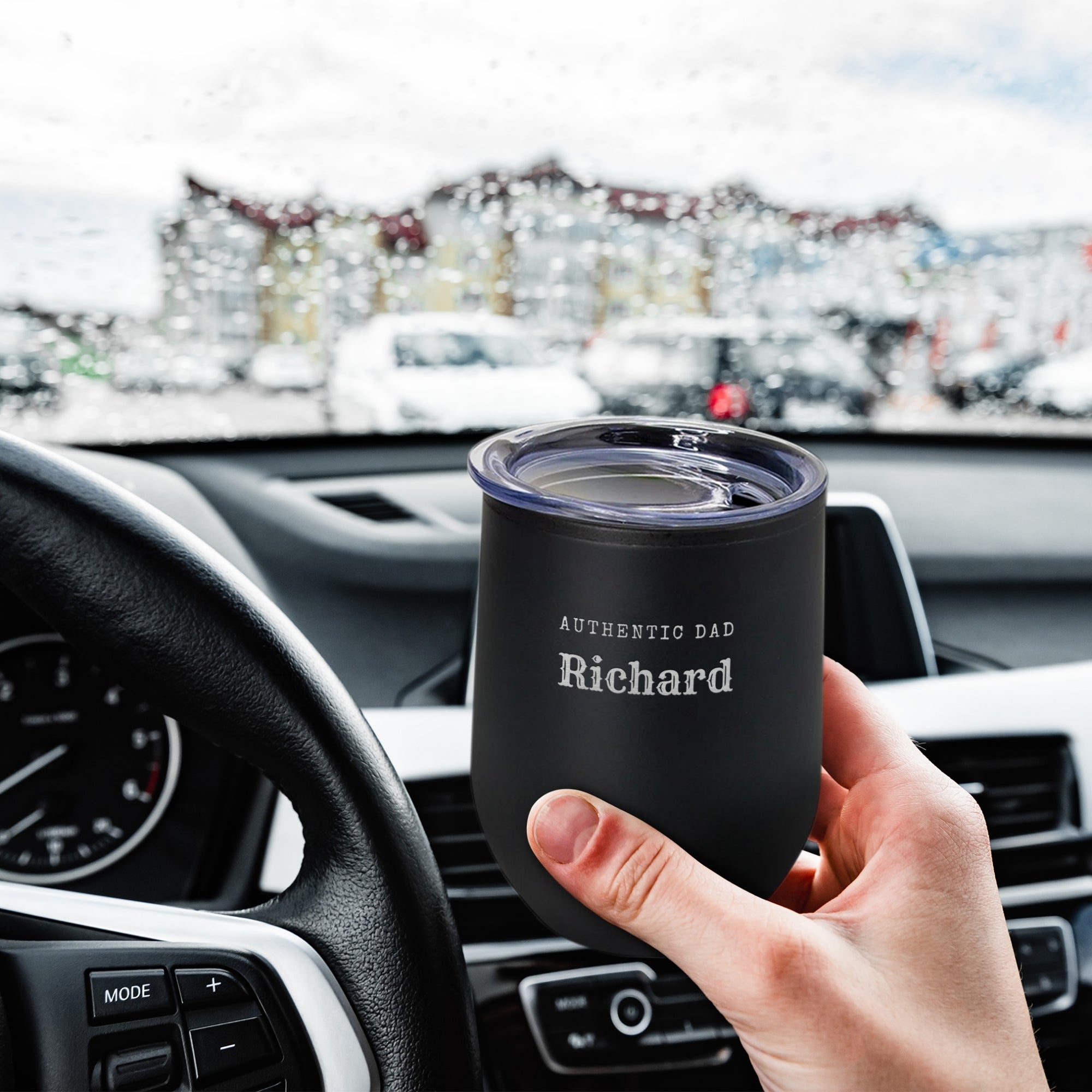 Personalised Engraved Stainless Steel Double Wall Coffee Cup Tumbler Custom Insulated Wine Sipper Travel Mug Corporate Birthday Teacher Gift