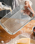 Custom Engraved Recipe Rectangle Glass Pie Dish/ Baking Tray