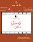 Custom 3D Acrylic White Wedding Cinefilm Guest Book Alternative, Personalised Couple Name & Date Instax Polaroid Photo Sign, Welcome Signage
