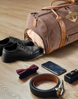 Custom Embroidered Canvas Duffle Bag, Personalised Large Gym/ Travel/ Overnight Carry On/ Shoulder Weekender Bags, Groomsmen, Dad Xmas Gift
