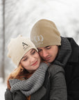 Custom Embroidered Soft Wool Beanie, Personalised Unisex Travel Hiking Hat, Warm Woven Knit Pile Winter Cap Dad Mom Christmas Corporate Gift