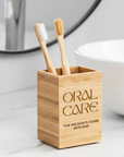 Custom Engraved Bamboo Soap Dispenser & Toothbrush Holder, Personalised Bathroom Refillable Hand Bottle, Housewarming Gift Airbnb Home Décor