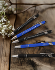 Custom Engraved Metal Ink Pen & Touchscreen Stylus, Personalised Ergonomic Ballpoint Digital Pens, Wedding Favours, Event Corporate Gifts