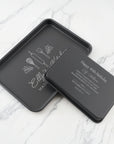 Custom Engraved Rectangle Black Steel Baking Tray, Personalised Non-Stick Carbon Steel Oven Pan, Kitchen, Home Chef, Baker Grandma Xmas Gift