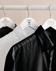 Custom Engraved White Wooden Coat Hanger & Bar, Silver Gold Hook, Personalised Logo Retail Suit Hangers, Wedding Groomsman/ Bridesmaid Gift
