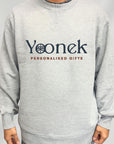 Custom Logo Embroidered Unisex Crewneck Sweatshirt, Personalised Company Uniform, Team Apparel Branded Business Clothing Xmas Corporate Gift