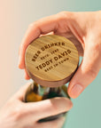 Custom Engraved Bamboo Magnetic Fridge Opener, Personalised Logo Wooden Drink Mat/ Coaster, Wedding Favour/ Housewarming Xmas Corporate Gift