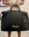 Personalised Gym Duffle Bag, Custom Print Travel/ Sport/ Fitness Light Waterproof Carry On Weekender Storage Barrel Bag, Groomsmen, Dad Gift