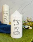 Personalised Wedding Unity Candles, Custom Couple Names & Date Candle Set, Engagement Keepsake, Anniversary Gift, Christening Ceremony Decor