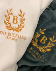 Personalised Embroidery Plush Bathrobe, Custom Name Embroidered Luxury Men Women Dressing Gown, Logo Spa Robe, Housewarming Anniversary Gift