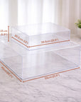 Personalised 3D Raised Acrylic Clear Christening Box, Custom Made Transparent Baptism Memory Box, First Birthday, Baby Shower Keepsake Gift
