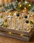 Personalised 50ml Clear Glass Mini Bottles, Custom Print Cocktai Shot Bonbonniere, Party Wedding Favours Groomsmen Bridesmaid Corporate Gift