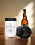 Personalised Double Wall Insulated Can Cooler, Custom Engraved Logo Stainless Steel Beer Bottle Stubby Holder, Dad Groomsmen, Corporate Gift
