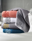 Personalised Embroidery Pattern Bath Towel, Custom Embroidered Name Logo Hotel Hair Salon Spa Towels, Birthday, Housewarming, Corporate Gift
