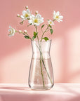 Personalised Etched Birth Flower Glass Carafe Vase, Home Wedding Decor, Bridesmaid Favor, Christening Housewarming Anniversary Birthday Gift