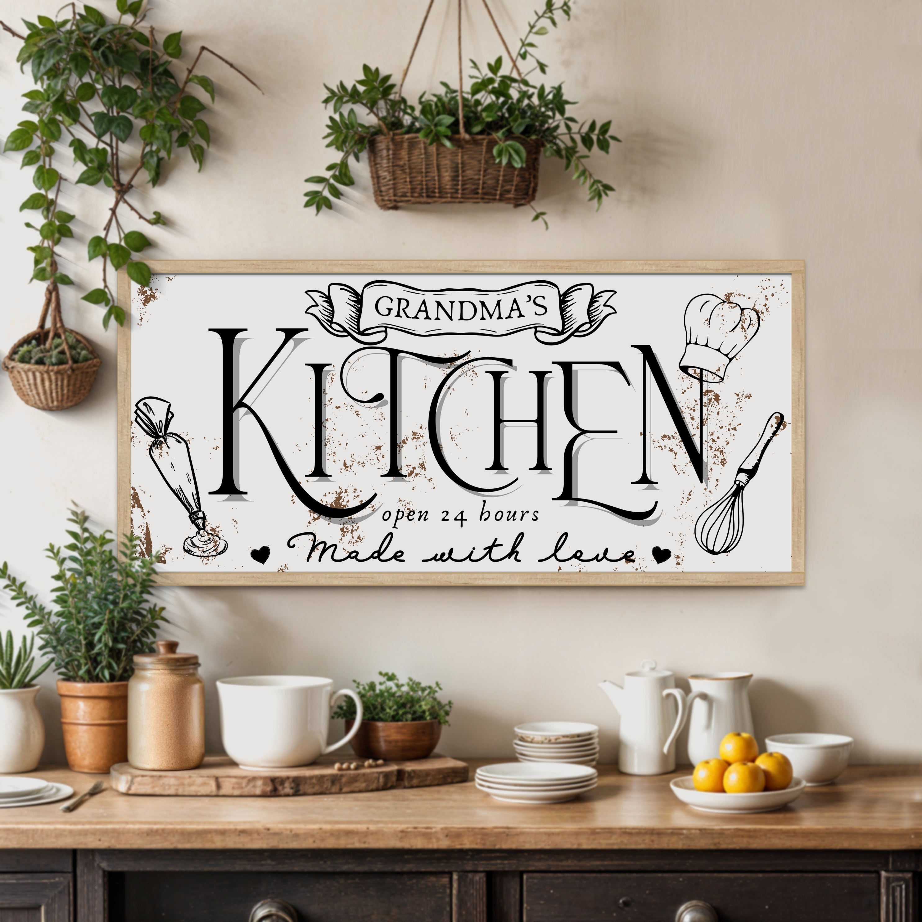 Kitchen Farm Signs Farmhouse Kitchen Signs | Wayfair