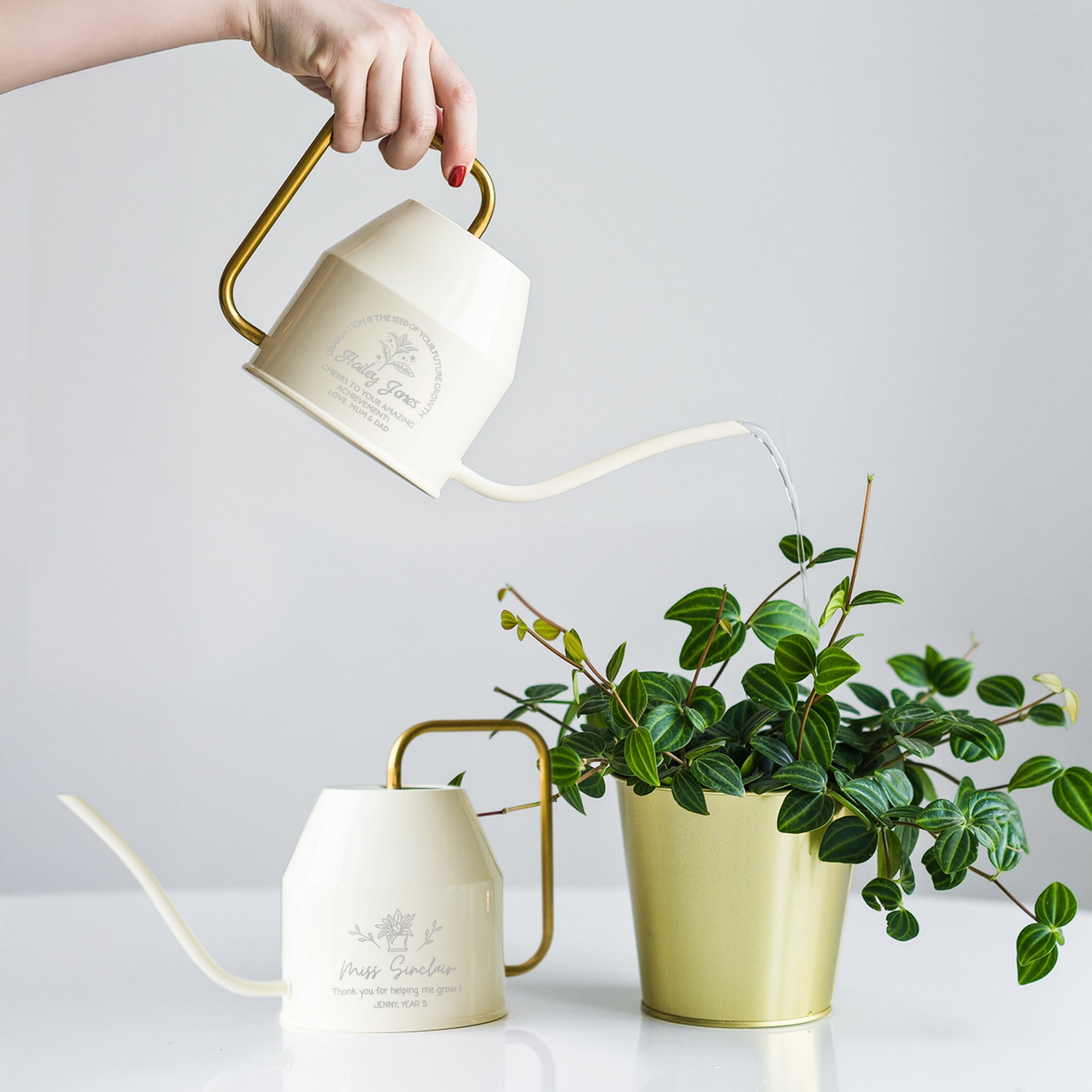 Personalised Garden Watering Can, Custom Engraved Flower Plant Tool, Teacher, Anniversary, Housewarming, Wedding, Birthday Mom Dad Xmas Gift