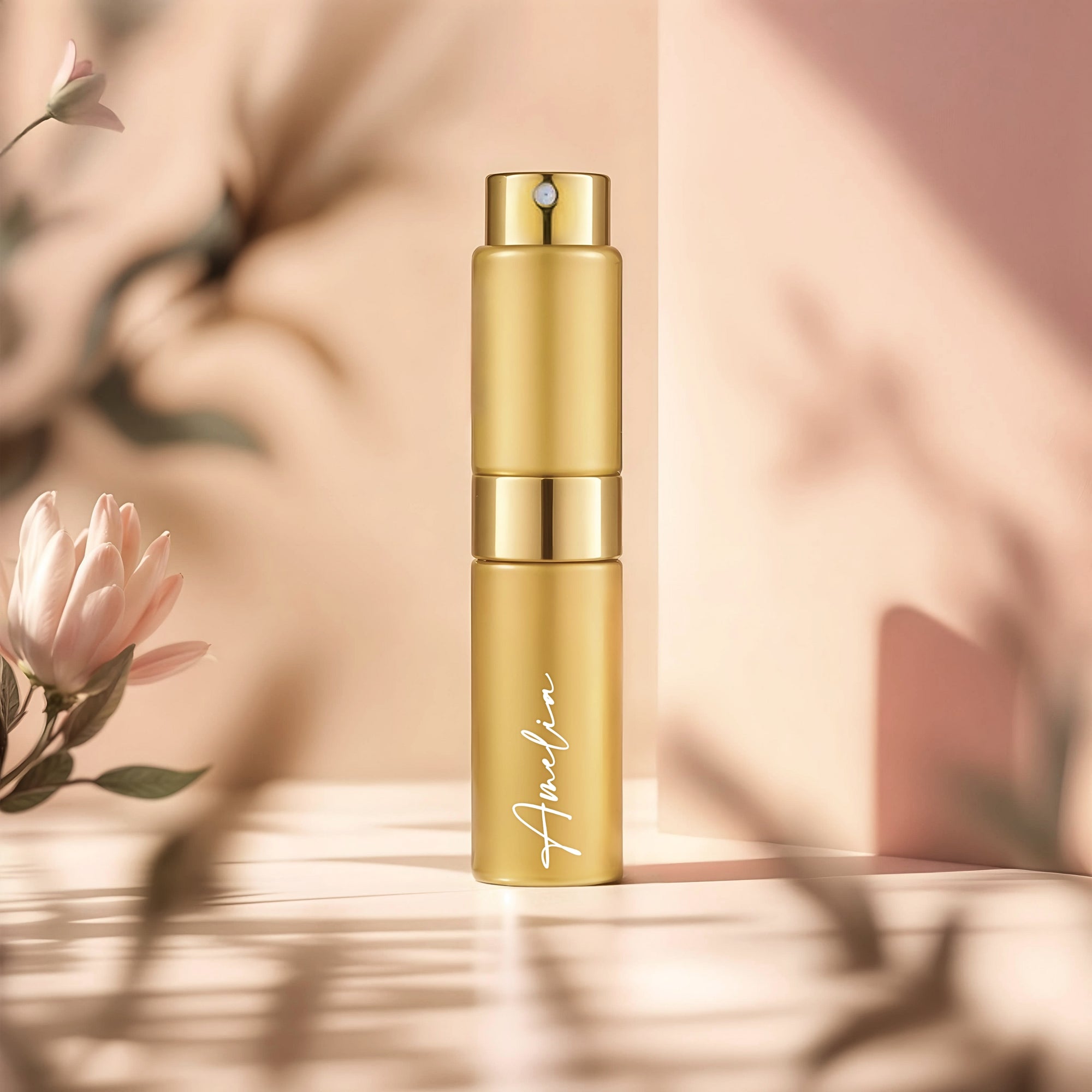 Personalised Perfume Atomiser – Refillable, Portable Mist Scent Spray Bottle, Bridesmaid, Groomsman Gift, Travel Destination Wedding Favours