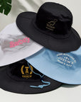 Personalised Kids Bucket Hat/ Custom Embroidery Sun Protection Outdoor Summer Wide Brim Bucket, School, Daycare, Beach, Picnic, Travel Gift