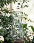 Personalised Etched Birth Flower Glass Carafe Vase, Home Wedding Decor, Bridesmaid Favor, Christening Housewarming Anniversary Birthday Gift
