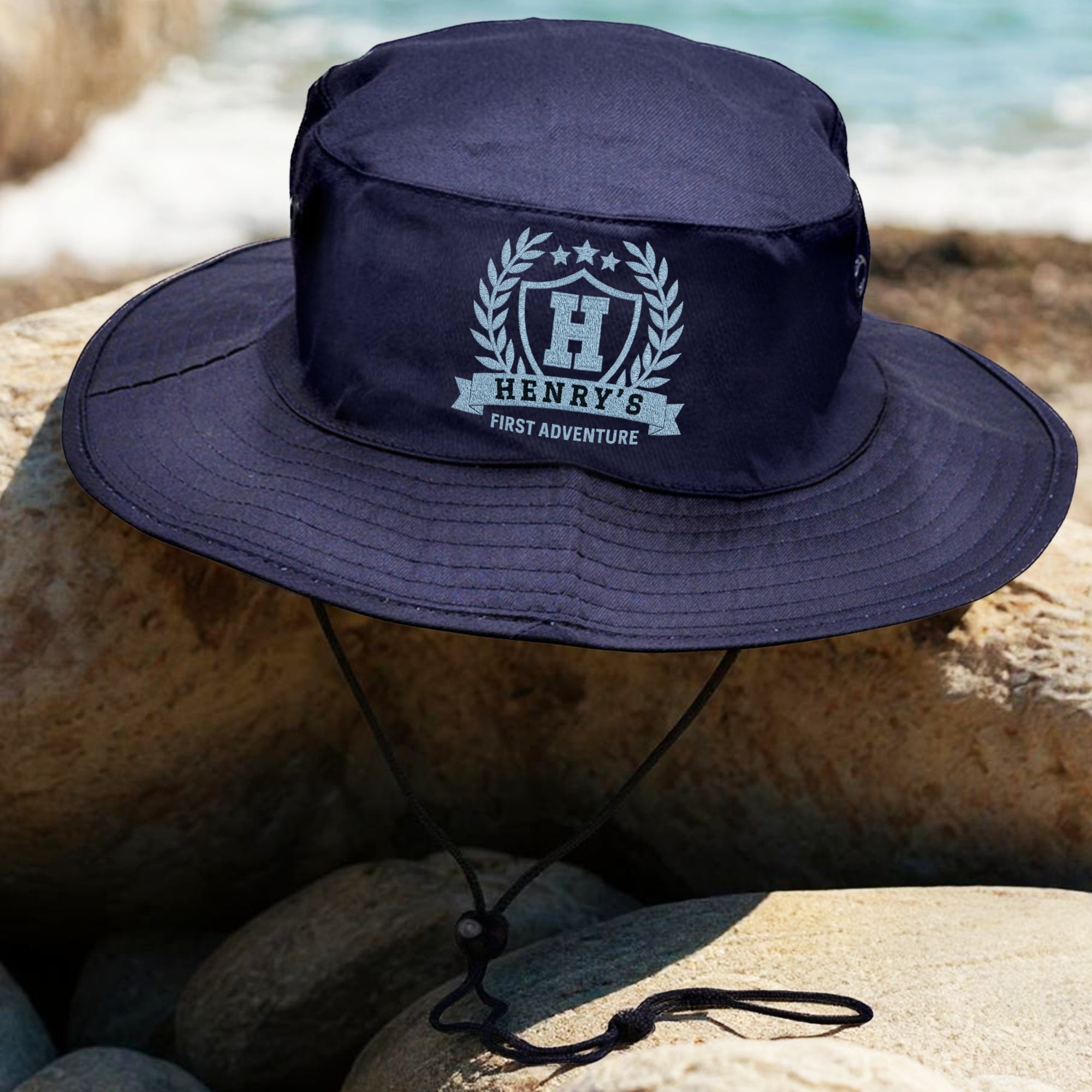 Personalised Kids Bucket Hat/ Custom Embroidery Sun Protection Outdoor Summer Wide Brim Bucket, School, Daycare, Beach, Picnic, Travel Gift