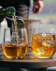 Personalised Netherlands 370ml Old Fashioned Whisky Glass, Custom Engraved Beverage Tumbler, Housewarming, Groomsman Birthday Corporate Gift