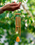 Personalised Pet Memorial Wind Chimes, Custom Logo Engraved In Loving Memory, Funeral Loss Sympathy Remembrance Cat, Dog Loss Keepsake Gift