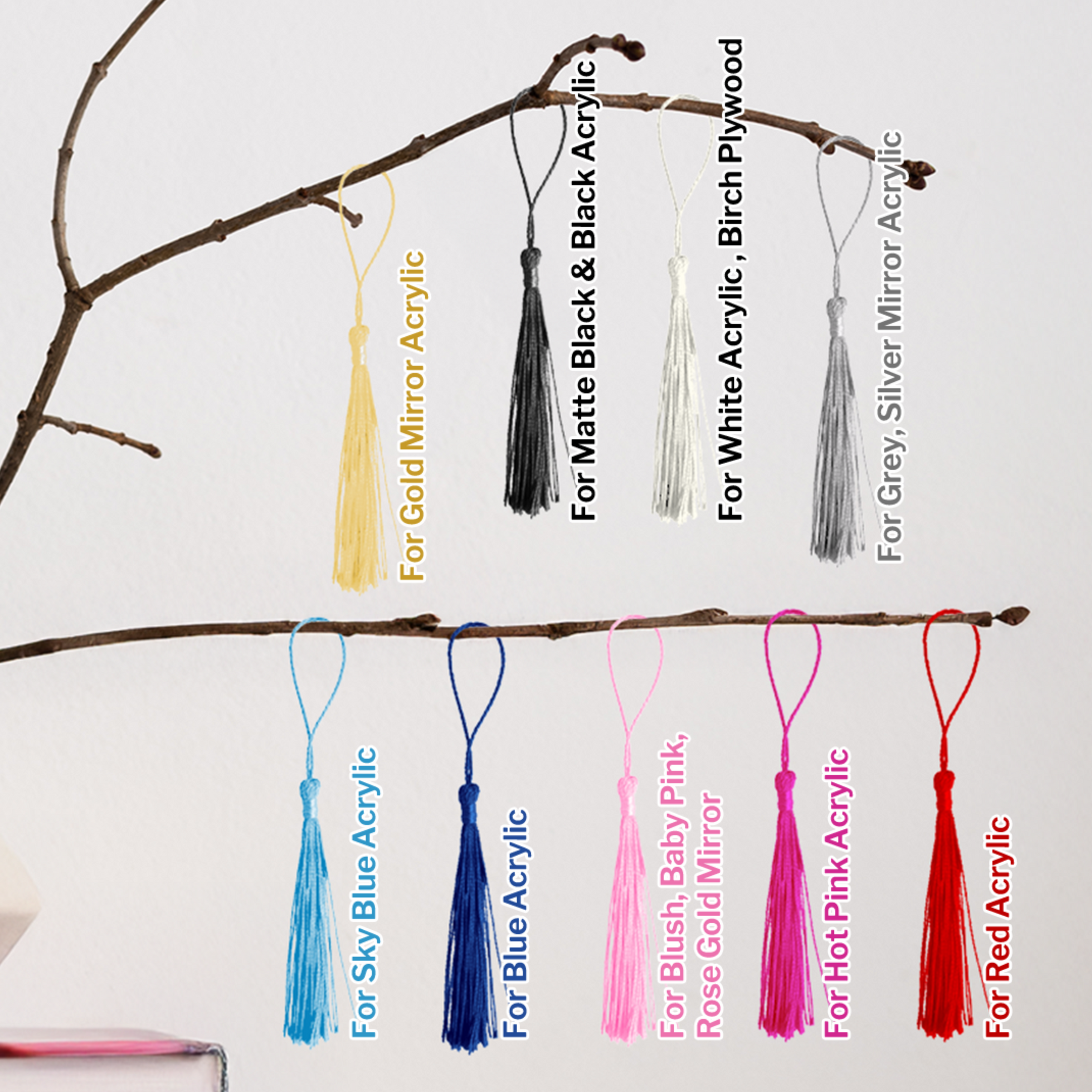 Personalised Photo & Name Acrylic Memorial Bookmark & Tassel, Custom Print Book Card, In Loving Memory Reading Tag, Book Lover Sympathy Gift