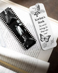 Personalised Photo Name Acrylic Bookmark & Tassel, Custom Print Logo Reading Name Tag, Book Lover Card, Event Corporate Gift, Wedding Favour
