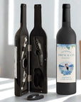 Personalised Photo Wine Bottle Shaped Corkscrew Set, Custom UV Champagne Accessories Kit Barware Groomsman Bridesmaid Wedding Corporate Gift