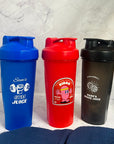 Personalised 600ml Protein Shaker & Mixing Ball, Custom Print Logo Sport Travel Drinking Bottle, Gym Lover Blender, Work Out Corporate Gift