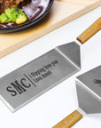 Personalised Steel Spatula /Turner/ Scraper, Custom Engraved Barbecue Grill Tool/ Multi Kitchen Utensil, Mom Housewarming, Father's Day Gift