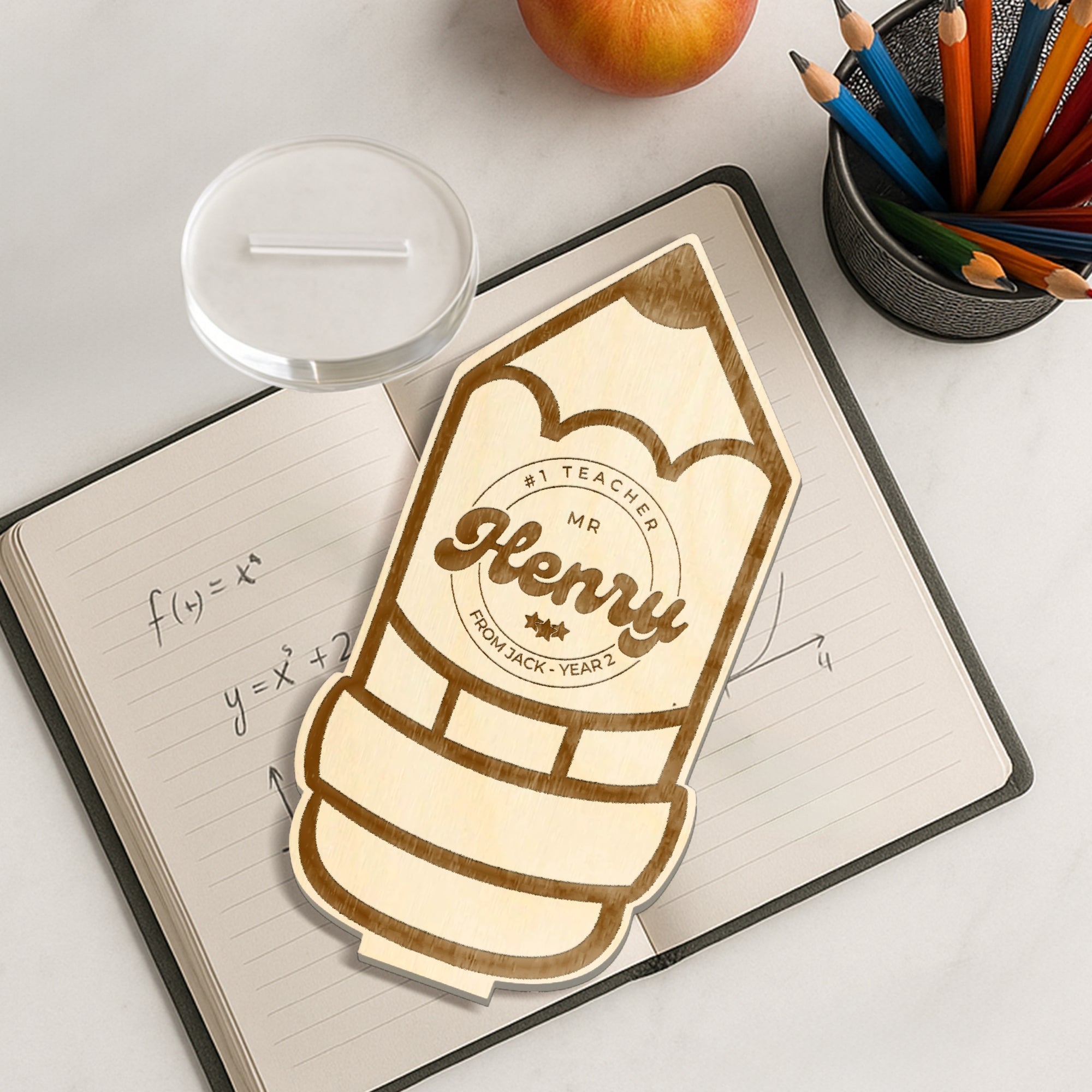 Personalised Teacher Appreciation Plaque & Stand/ Custom Engraved Plywood/ Acrylic School Sport Coach, Tutor Mentor Graduation Keepsake Gift