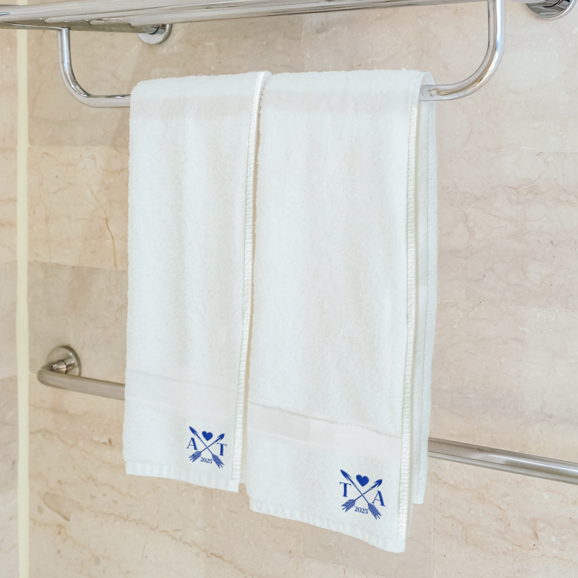 Personalised Embroidery Bath Towel, Custom Embroidered Name Logo Sport Club/ Hair Salon/ Spa Towels, Birthday, Housewarming, Corporate Gift