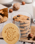 Personalised Wooden Lid Jar, Custom Etched Printed Treat, Food, Snack Glass Storage, Cookie Lolly Canister Teacher Anniversary Mom Xmas Gift