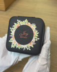Personalised Travel Jewellery Case, Custom Printed Portable Accessories Box, Rings Storage Holder, Earrings Organiser, Bridesmaid, Mom Gift