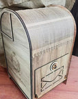 Custom Made Wooden Wedding Card Post Box, Personalised Name Date Money, Envelope, Wising Well Mail Rustic Storage Keepsake Gift Event Supply