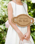 Engraved Wooden Flower Girl/ Page Boy Wedding Sign