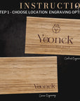 Personalised Small Bamboo Wooden Cheese, Cake Serving Tray Chopping Board , Engraved Custom Wedding Anniversary Housewarming Decor Gift
