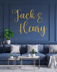Custom Wooden/ Acrylic Couple Name Sign, Personalised Family, Business Name Signage, Hedge Photo Prop, Event Wall Hoop, Bridal Shower, Engagement, Anniversary, Stag Party Backdrop Decor
